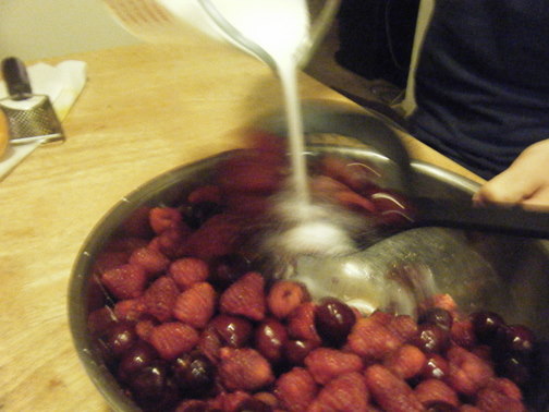 Raspberry Cherry Pie